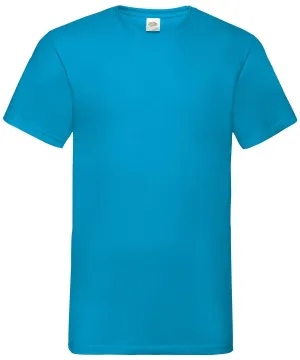 Azure Blue - Valueweight v-neck T