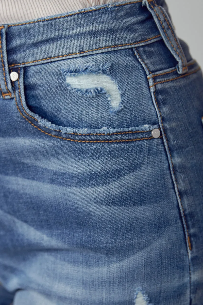 Cara High Rise Girlfriend Jeans