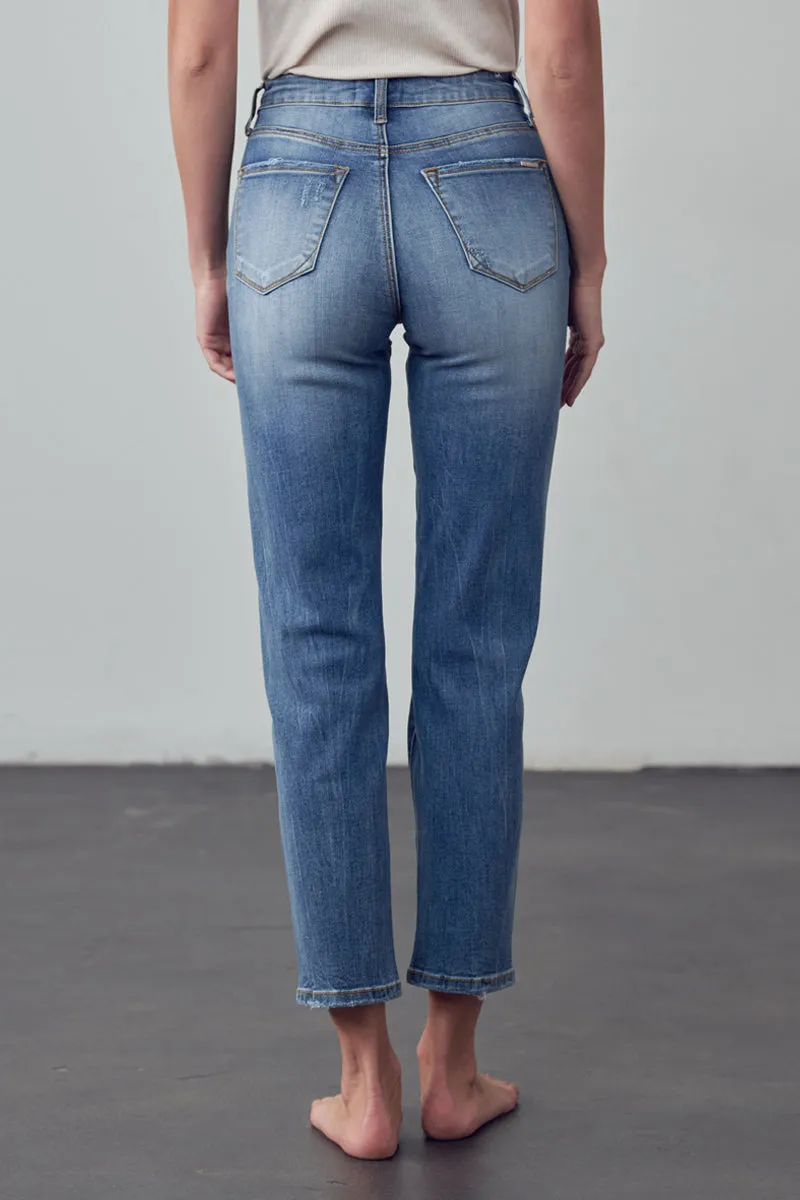 Cara High Rise Girlfriend Jeans