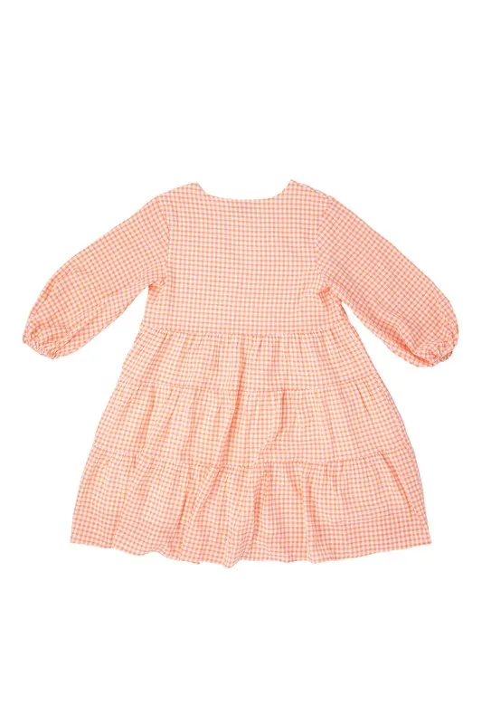 Tiered Hudson Gingham Checked Dress