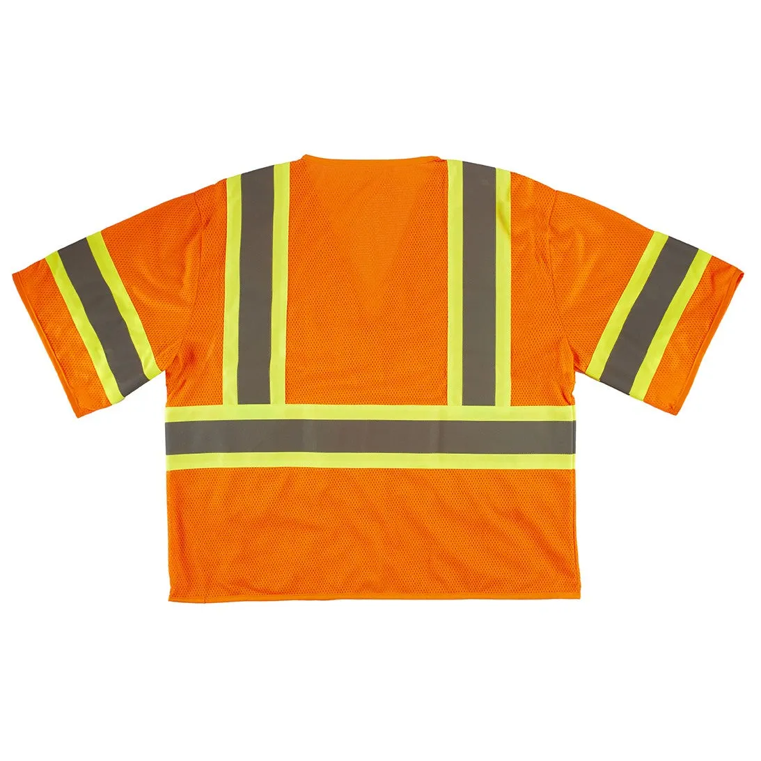 Xtreme Visibility Value DOT Contrast Zip Vest - Orange